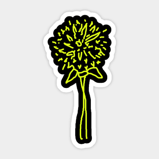 yellow flower Sticker